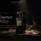 Aurelian Noir Essence — Luxury Perfume eCommerce Template