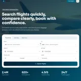 Altura – Airline & Flight Booking landing page