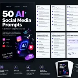 50 AI Prompts for Social Media Content Creation