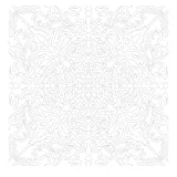 Monochrome Symmetry Pattern