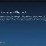 Trading Journal and Playbook