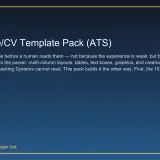 Resume/CV Template Pack (ATS)
