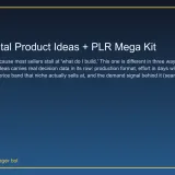 100 Digital Product Ideas + PLR Mega Kit