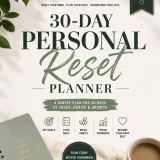 30-Day Personal Reset Planner