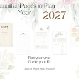 2027 Minimal Life Planner | 30-Page Printable PDF