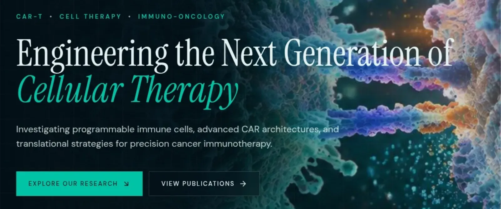 IMMUNOVA LAB — CAR-T & Cellular Immunotherapy Research Landing Page