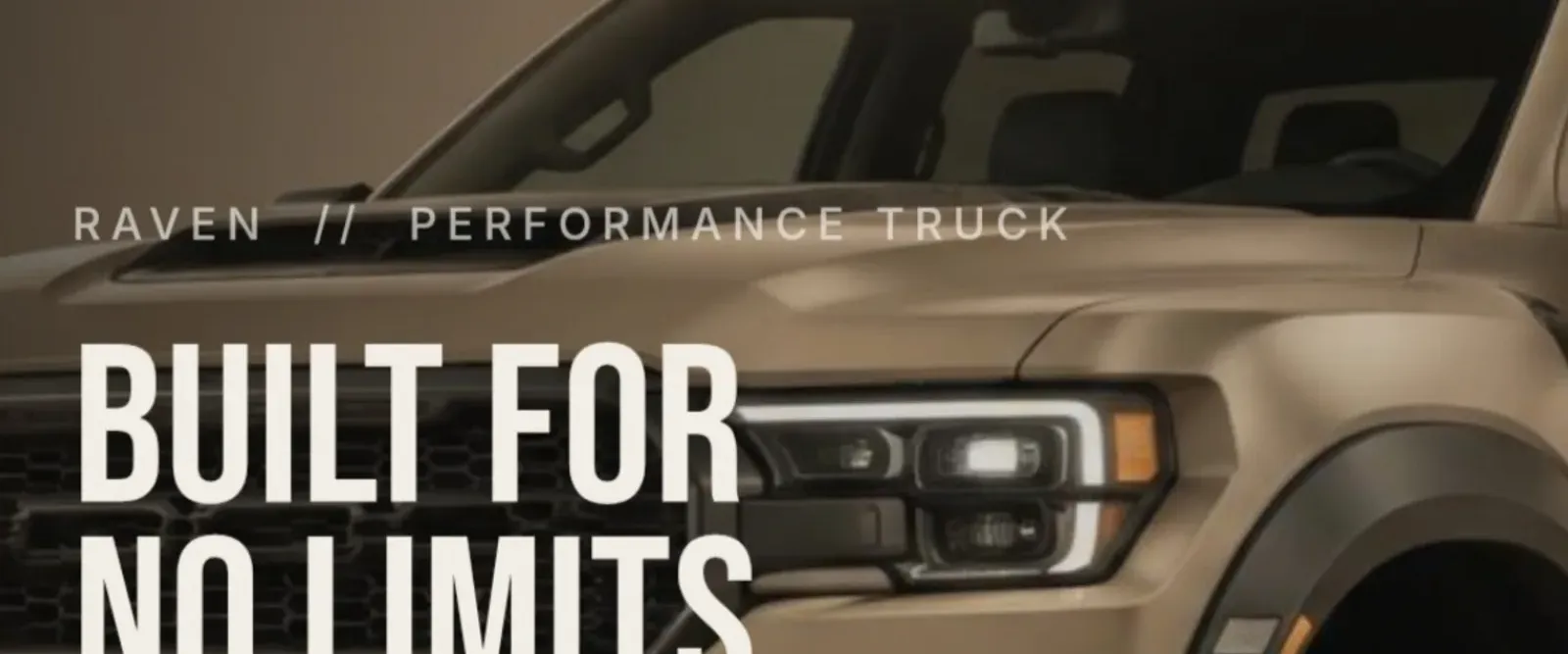 RAVEN — Performance Automotive Landing Page