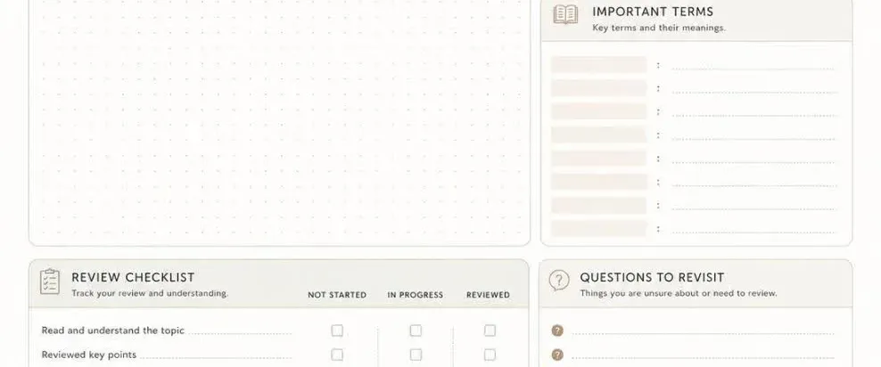 Study Planner Pack