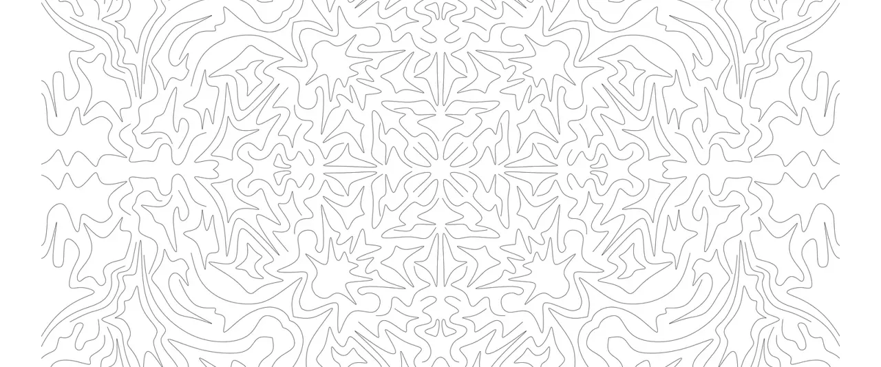 Monochrome Symmetry Pattern
