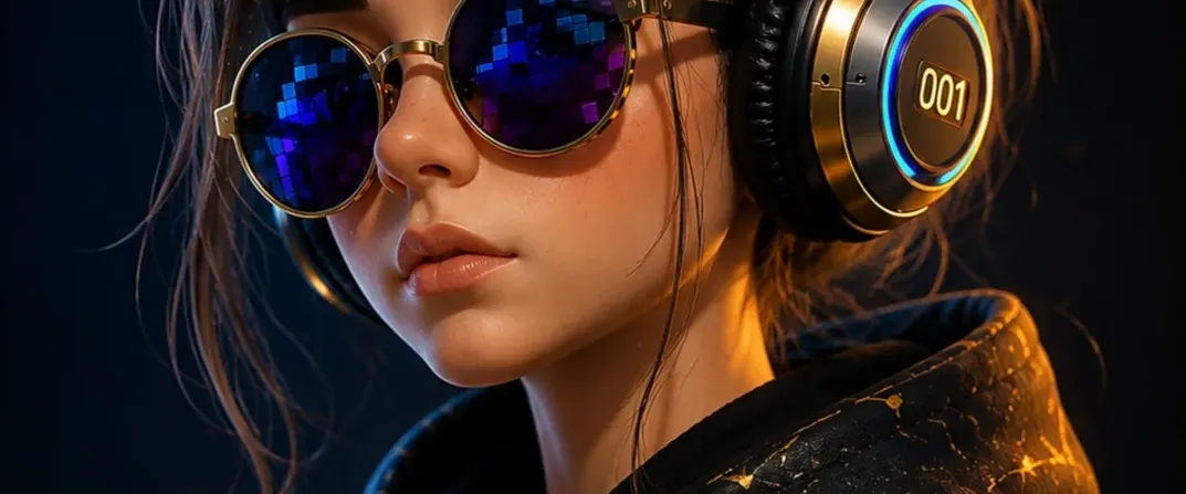 Cyberpunk Crypto Girl NFT Artwork