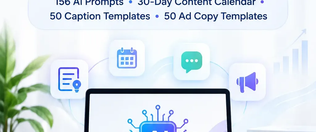 AI Content Creator Starter Kit – 156 AI Prompts & Content Templates