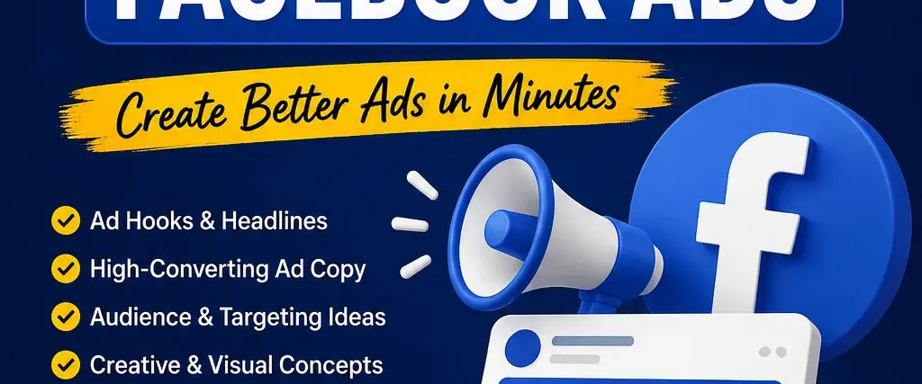 100 AI Prompts for Facebook Ads – Create Better Ads in Minutes