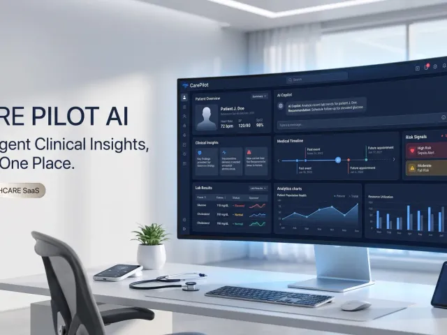CarePilot AI — Premium AI Healthcare SaaS Dashboard