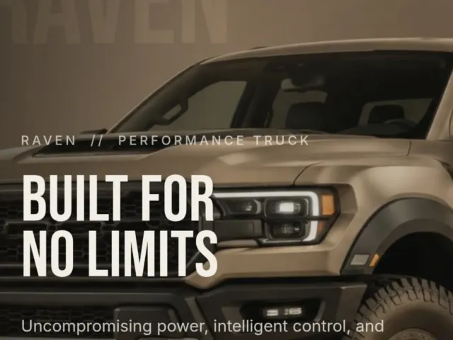RAVEN — Performance Automotive Landing Page