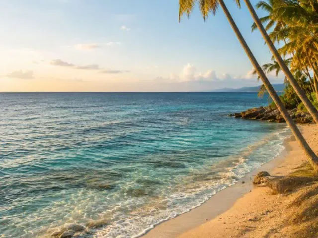 Tropical Ocean Escape Wallpaper