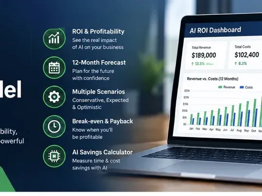 AI ROI Financial Model Spreadsheet