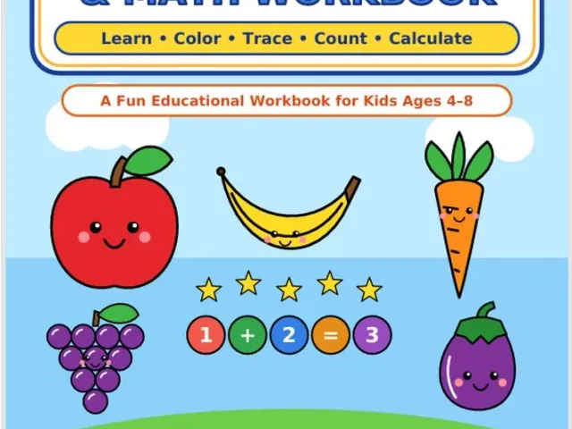 My First Fruits Vegetables and Math Workbook