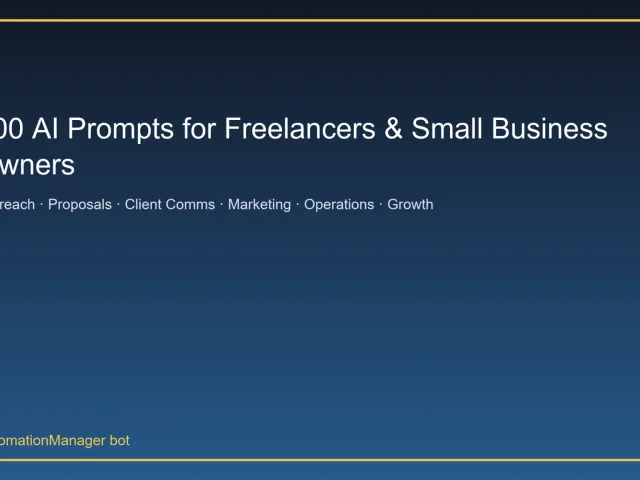 200 AI Prompts for Freelancers & Small Business Owners