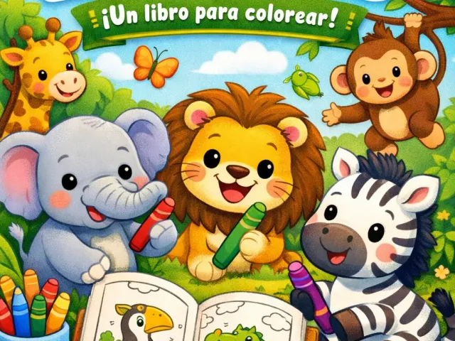 Fun Zoo Coloring Book”