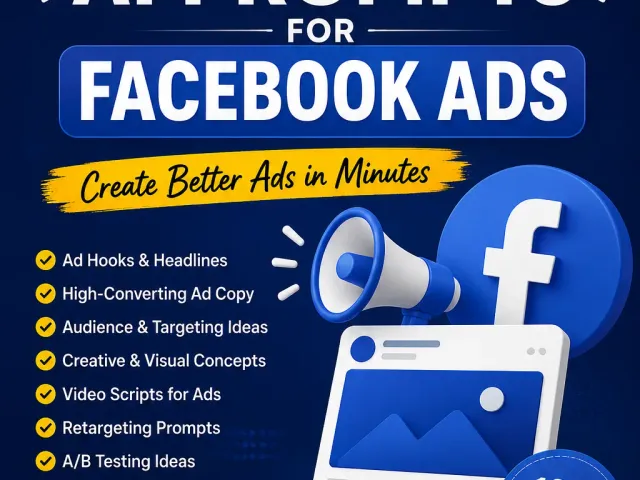100 AI Prompts for Facebook Ads – Create Better Ads in Minutes